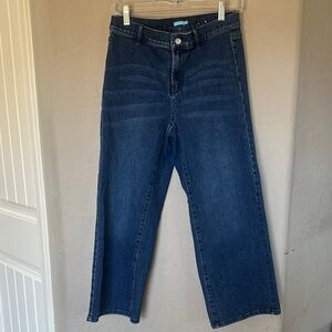 J. McLaughlin Dark Blue Flare Jeans